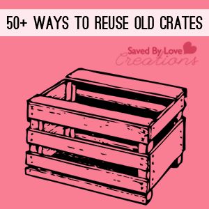 50+ Ways to #Repurpose #Upcycle Old Crates @savedbyloves Pallet Crates, Old Crates, Upcycle Recycle, Wooden Crates, Crafty Craft, Repurposed Furniture, Diy Projects To Try, Wood Pallets, Repurpose