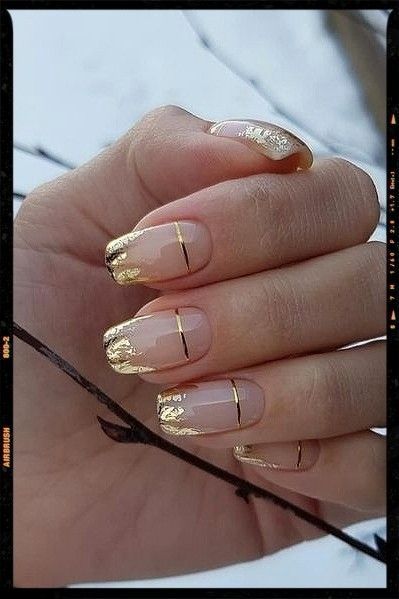 Classy Almond Nails, December Nails, Gold Nail, Thanksgiving Nails, Pink Acrylic Nails, Cat Kuku, Elegant Nails, Classy Nails, Fancy Nails