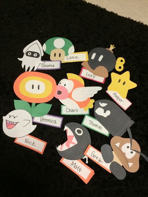 Resident Assistant Door Decs, Res Life Door Decs, Ra Door Tags, Door Decorations College, Dorm Themes, Dorm Door Decorations, Ra Door Decs, Ra Themes, Mario Theme