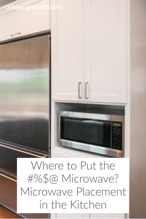 Galley Kitchen Microwave Placement, Microwave On Pantry Shelf, Microwave Oven Placement In Kitchen, Space For Microwave In Kitchen, Microwave Off Counter Ideas, Microwave Ideas In Small Kitchen, Microvawe In Kitchen Ideas, Microwave Open Shelving, Microwave Over The Fridge