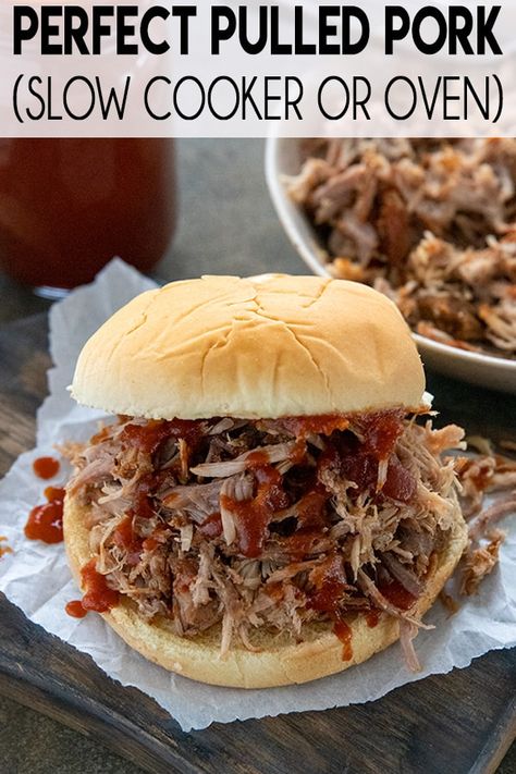 Pulled Pork Crock Pot Recipes, Pork Crock Pot Recipes, Pulled Pork Crock Pot, Pork Crock Pot, Pulled Pork Seasoning, Pulled Pork Crock, Perfect Pulled Pork, Pulled Pork Slow Cooker, Pork Crock