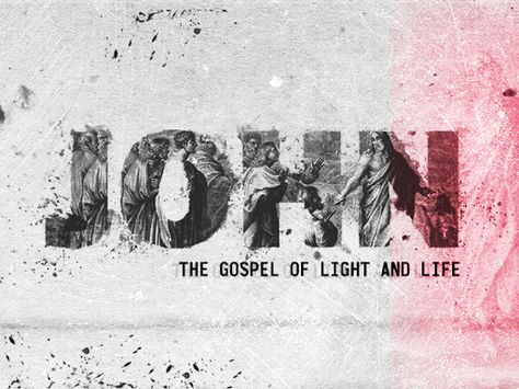 The Gospel Of John, Series Ideas, Christian Graphic Design, Gospel Of John, Church Aesthetic, Church Media Design, Church Graphics, I Love You God, Christian Artwork