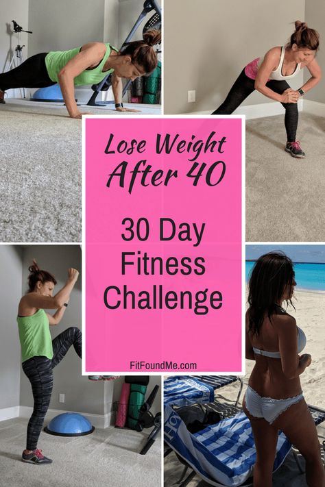 exercises in 30 day fitness challenge and results of lady in swimsuit on beach after 40 weight loss 30 Day Fitness Challenge, Month Workout Challenge, Short Workouts, 30 Day Fitness, 30 Day Workout Challenge, Popular Workouts, Workout Moves, Fitness Challenge, Workout Schedule