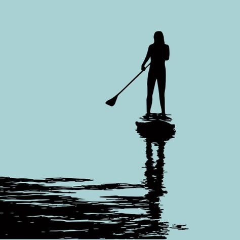 Paddleboarding SUP, #illustration #art #picture #water #sup #paddleboarding #penge #water #illustration #illustrator #SUP #london #resner Standup Paddle Board Aesthetic, Paddle Board Painting, Paddle Board Tattoo Ideas, Sup Tattoo, Paddleboard Tattoo, Paddle Board Drawing, Kayaking Aesthetic, Lake Illustration, Kayak Art