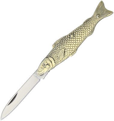 Novelty Cutlery Fish Knife K0053 | eBay Evening Eye Makeup, Outdoor Survival Gear, Brass Animals, Paracord Beads, Paracord Keychain, Fish Knife, Buy Fish, Edc Knife, Fish Shapes