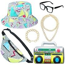 80s 90s Outfits, 90s Hip Hop Costume, Rapper Outfit, Dj Costume, 90s Accessories, Hip Hop Costumes, 90s Theme Party, 90s Outfits, Rapper Outfits