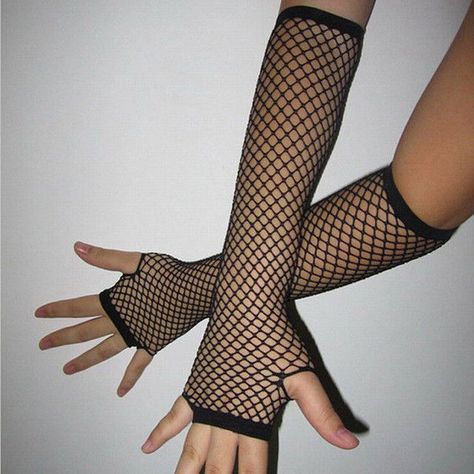 Fishnet Arm Warmers, Fishnet Gloves, Party Wear For Women, Beautiful Arms, Cheap Fashion Dresses, Mesh Gloves, Bridal Gloves, Gloves Black, Black Fishnets