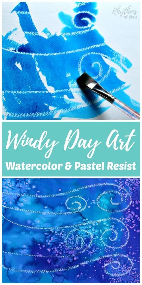 Weather Crafts Preschool, Weather Activities Preschool, Weather Activities For Kids, Watercolor Resist, Preschool Weather, Weather Art, Weather Crafts, Weather Projects, Weather Theme