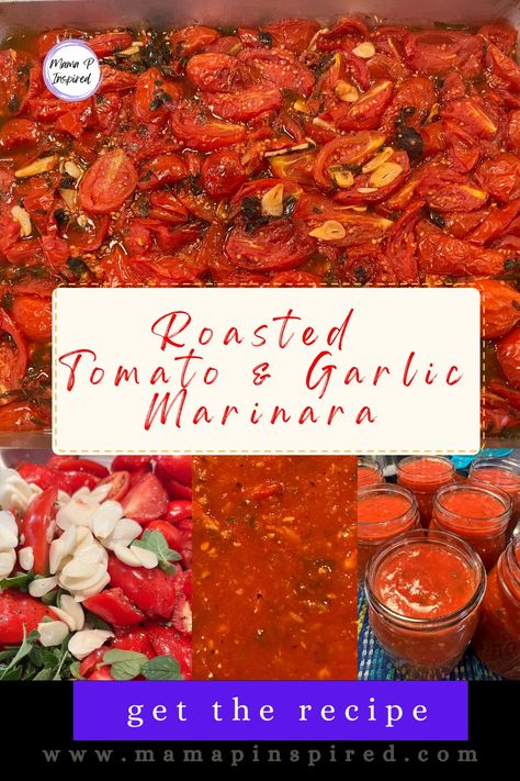 Homemade Tomato Sauce Roasted, Tomato Sauce Homemade Fresh, Thing To Make With Tomatoes, Roasted Tomato Marinara Sauce Homemade, Roasted Tomato Marinara For Canning, Roasted Tomato Marinara, Homemade Tomato Sauce With Fresh Tomatoes To Freeze, Easy Homemade Marinara Sauce With Fresh Tomatoes, Homemade Sauce With Roma Tomatoes