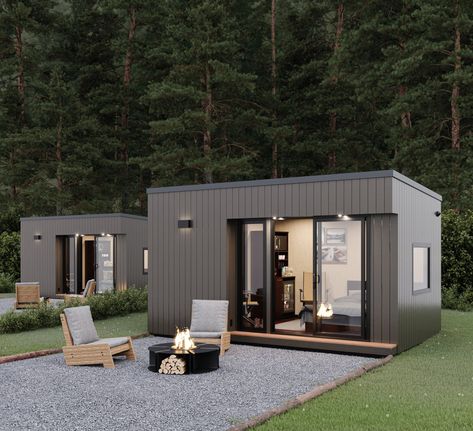 The Sixteen BnB — Mini Office Office Backyard, Home Office Shed, Micro Homes, Work Home Office, Office Shed, Studio Shed, Modern Shed, Granny Flats, Mini Office