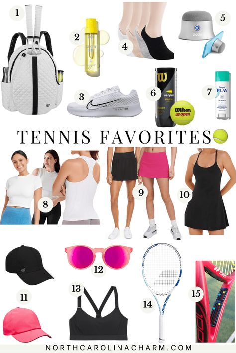 Tennis Lifestyle, Lifestyle Dresses, Tennis Lessons, Tennis Equipment, Tennis Outfit Women, Best Sports Bras, Tennis Gear, Class Outfit, Tennis Bags