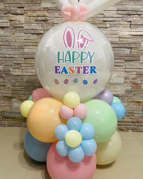 Easter bunny 🐰 #easter #easterbunny #linajoycreations #capecoral #minibouquet #easterbuquet #easterballoonbouquet #swfl #balloonbouquet #balloons #pastelcolors #happyeaster #pascua Bunny Easter, Balloon Bouquet, Happy Easter, Pastel Colors, Easter Bunny, Bouquets, Balloons, Easter