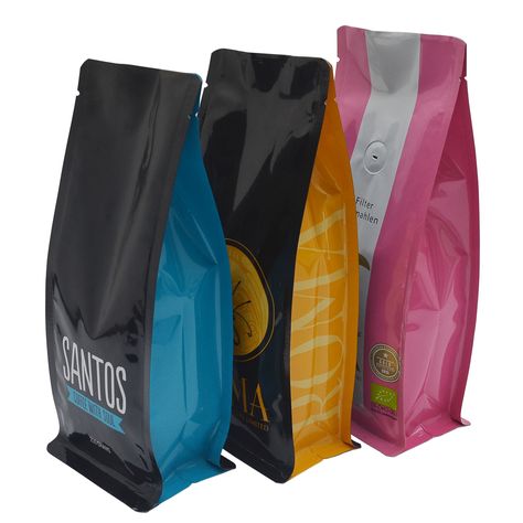 Printed Flats, Coffee Bag, Pouch, Sleek, Packaging, Coffee, Quick Saves