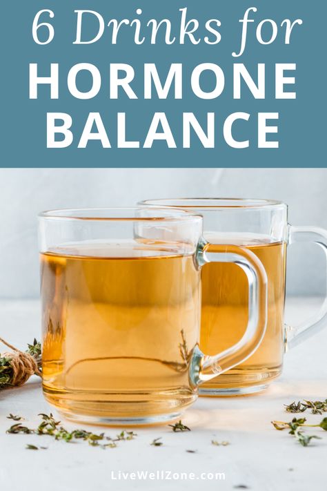 Trying to balance your hormones naturally but not sure what to drink for your hormones? This post lists six drinks you can use to support your hormone balance detox and your hormone-balancing diet. Whether it's apple cider for hormones, hormone balance smoothies or hormone balancing tea, add adding these drinks to your natural hormone balance plan. Hormone Balancing Smoothie, Hormone Diet, Hormone Balancing Diet, Balance Hormones Naturally, Baking Soda Beauty Uses, Natural Hormones, Balance Hormones, Best Diet Plan, Hormone Health