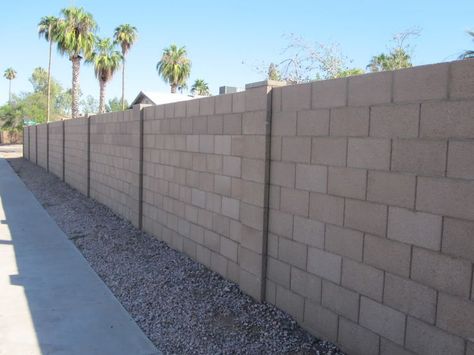 concrete block fence wall ideas | 14 best images about MASONRY FENCE on Pinterest | Jasmine, Brick fence ... Brick Fence Ideas Concrete Blocks, Fence Ideas Concrete, Block Fence Ideas, Brick Fence Ideas, Concrete Block Fence, Fence Ideas Backyard, Concrete Fence Wall, Modern Fencing, Perimeter Fence