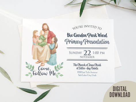 Jesus With Children, Primary Program, Doctrine And Covenants, Zodiac Taurus, Lds Primary, Green Fluorite, Beautiful Invitations, Old Testament, Youre Invited