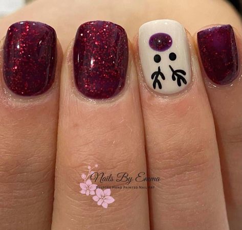 Christmas Nail Art Ideas, Christmas Nail Art Easy, Fingernail Designs, Christmas Nails Easy, Christmas Gel Nails, Nails Easy, Christmas Nail Art Designs, Cute Gel Nails, Dipped Nails