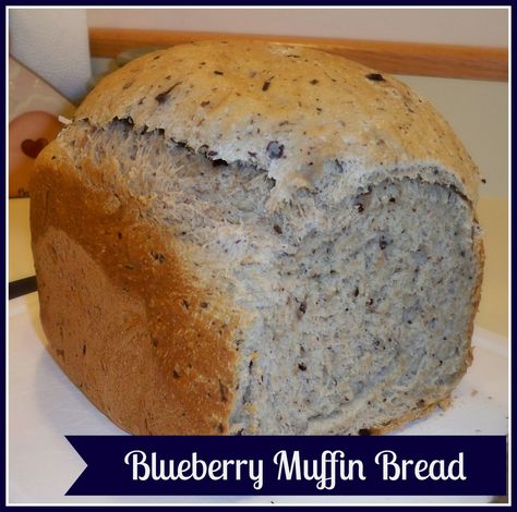 Bread Machine Recipes Healthy, Blueberry Muffin Bread, Bread Machine Recipes Sweet, Pie Blueberry, Easy Bread Machine Recipes, Best Bread Machine, Bread Maker Recipes, Homemade Bread Recipes Easy, Blueberry Bread