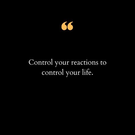 In life, we often face situations that test our patience and resilience. It's easy to get swept away by emotions, reacting impulsively to the challenges and frustrations that come our way. But imagine the power of mastering your reactions, of staying calm and composed no matter the circumstance. When you control your reactions, you hold the reins to your life. You choose how to respond, how to move forward, and how to maintain your peace. It's not about suppressing your feelings but rather ab... Calm And Composed, Control Your Emotions, Moving Forward Quotes, How To Control Emotions, Staying Calm, Western Quotes, How To Move Forward, Mindset Motivation, Stay Calm