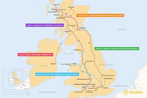 Map of 10 Days in The United Kingdom - 5 Unique Itinerary Ideas 10 Days In The Uk, 10 Day Uk Itinerary, United Kingdom Itinerary, England Itinerary 10 Days, Uk Itinerary 10 Days, London Train, Ireland Honeymoon, Ireland Road Trip, Itinerary Ideas