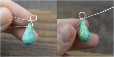 How to Make a Wire Wrapped Bead Pendant - Happy Hour Projects Wire Wrapped Bead Pendant, Jewelry Wrapping, Rings Wire, Wrapping Tutorial, Wrapped Rings, Wire Wrap Jewelry, Wrapped Earrings, Rock Jewelry, Beaded Jewellery