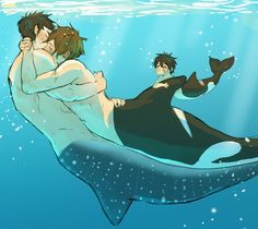 7bb060764a818184ebb1cc0d43d382aa Mpreg Merman, Merman X Human Boy, Size Difference Couple Drawing, Gay Merman, Free Gif, Mermaid Baby, Mermaid Drawings, Mermaids And Mermen, Baby Mermaid