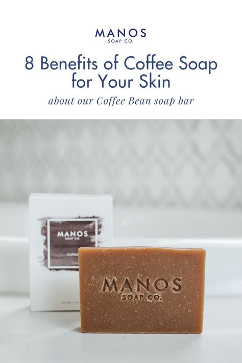 Manos Soap's Coffee Bean Soap Bar features coffee seed oil, which can help restore skin and contribute to a healthier, smoother look and feel. Coffee grounds work as an exfoliating agent to help remove dirt and dead cells from the skin. Coffee soap may also help decrease the appearance of sun spots, redness, and fine lines. Our natural coffee soap bar will be the perfect addition to your complete skin care routine! Complete Skin Care Routine, Coffee Seed, Benefits Of Coffee, Seed Bars, Soap Ingredients, Everyday Skincare, Coffee Soap, Ground Coffee Beans, Natural Coffee