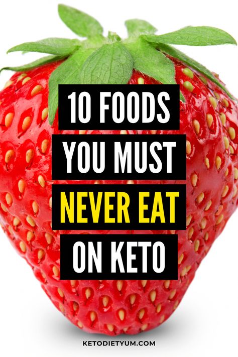 Check out these 10 healthy foods you must avoid on the low-carb keto diet. Don't eat these foods that will kick you out of ketosis! 10 Healthy Foods, Breakfast Low Carb, Best Fat Burning Foods, Ketogenic Diet Meal Plan, Low Carb Diet Recipes, Best Diet Plan, Diet Help, Keto Diet Meal Plan, Healthy Diet Plans