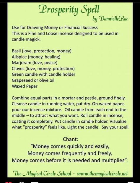 Prosperity Incantation, Essential Oils For Prosperity, Herbs For Abundance And Prosperity, Herbs For Prosperity, Money Oil Recipe, Prosperity Magick, Full Moon Love Spell, Prosperity Oil, Success Spells