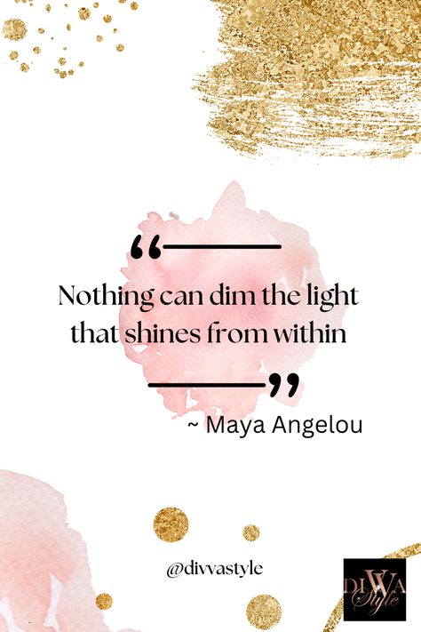 ✨💡 "Nothing can dim the light that shines from within." - Maya Angelou💡✨ Remember to always let your inner light shine bright, no matter what challenges come your way. 🔥💪 You are capable of overcoming anything and radiating positivity to those around you. ✨❤️ Tag someone who needs this reminder today! 👇👯‍♀️ #innerlight #positivity #mindset #strength #inspiration #motivation #radiatepositivity #spreadlove #yougotthis Radiating Positivity, Positivity Mindset, Bright Tattoos, Maya Angelou Quotes, Let Your Light Shine, Inner Light, Maya Angelou, Life Lesson Quotes, Daily Inspiration Quotes