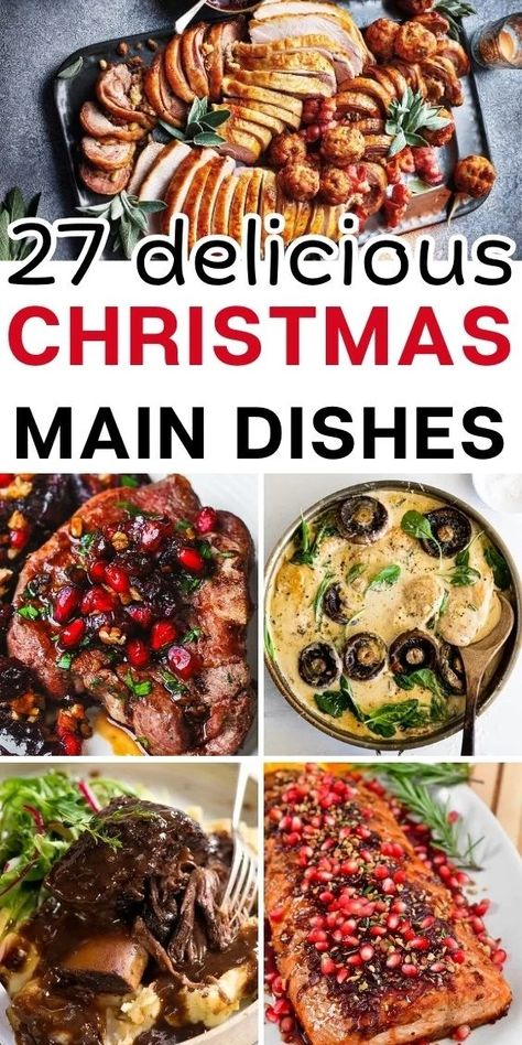 Christmas Dinner Ideas Main Dishes: The Stars of the Night! Christmas Main Entree Ideas, Christmas Recipes Main Dish, Christmas Dinner Presentation, Easy Elegant Christmas Dinner, Christmas Dinner Food Ideas Main Dishes, Holiday Party Main Dish Ideas, Unconventional Christmas Dinner, Themed Christmas Dinner Ideas, Main Dish For Christmas Dinner