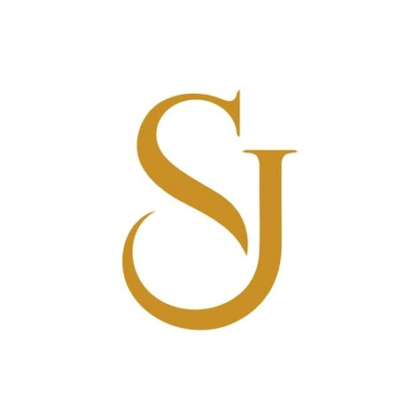 Luxury sj logo | Premium Vector #Freepik #vector #fashion-logo #elegant-logo #professional-logo #luxury-logo S Logo Design Ideas, Sj Logo Design, Logo With S, Sj Monogram, S Logo Design Letter, Sp Monogram, Cool Logo Ideas, Artist Logo Ideas, Brands Logo Design