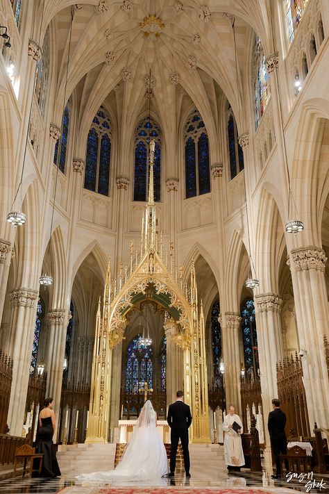 Wedding St Patricks Cathedral, Mexican Cathedral Wedding, Big Cathedral Wedding, Wedding Venues Cathedral, Cathedral Wedding Flowers, Italian Cathedral Wedding, Old Cathedral Wedding, St Patrick Cathedral Nyc, Wedding In Cathedral