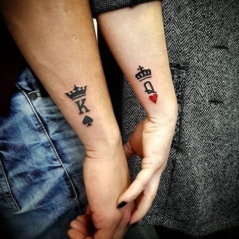 Couple Wrist Tattoos, Couple Tattoos Unique Meaningful, Anniversary Tattoo, Rip Tattoo, Couples Tattoo, Best Couple Tattoos, Tattoo For Boyfriend, Cute Couple Tattoos, Small Couple Tattoos