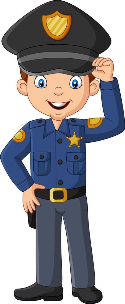 Cartoon smiling officer policeman standing Community Helpers Pictures, Cartoon Drawing Images, Traffic Police, Different Careers, Sensory Crafts, Community Helper, Felix The Cats, Community Helpers, Happy Teachers Day