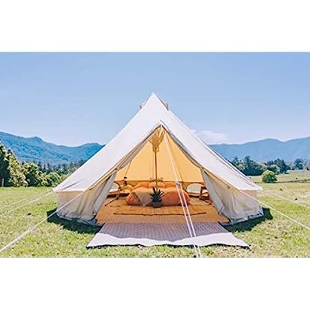 Larp Tent, Orchard Ideas, 5m Bell Tent, Tent With Stove, Family Glamping, Boho Tent, Glamping Birthday, Yurt Tent, Canvas Bell Tent