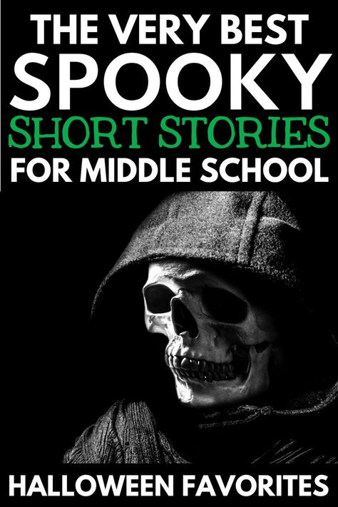 Middle School Halloween Activities, Short Stories For Middle School, Halloween Short Stories, Middle School Short Stories, Elements Of Literature, 8th Grade Reading, Halloween Writing Prompts, Halloween Lesson, Drama Education