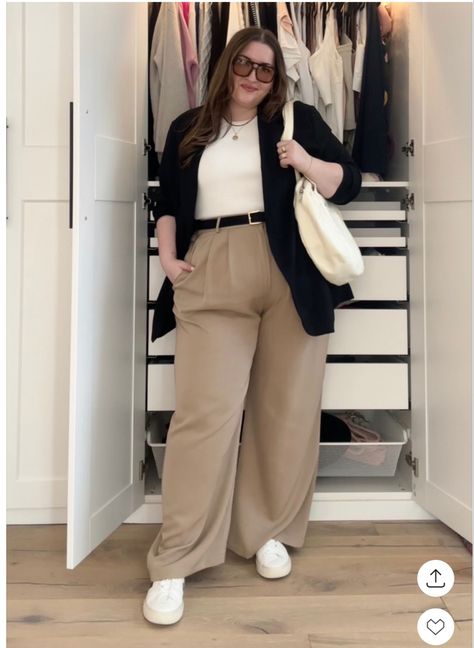 Plus Size Office Wear Business Casual Professional, Mid Size Business Casual, Plus Size Interview Outfit, Diana Dares, Wear To Work Outfits, Casual Plus Size Outfits, Moda Circular, Curvy Casual Outfits, Outfit Planning