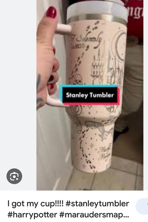 Harry Potter Stanley Cup, Harry Potter Map, Marauders Map, Stanley Cup, Christmas Presents, Harry Potter, Tumbler, Map, Signs