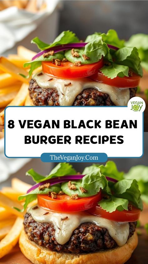 Savor the flavor: 8 mouthwatering vegan black bean burger recipes Black Beans Burgers, Best Black Bean Burger Recipe, Easy Vegan Burger Recipe, Vegan Black Bean Burger Recipe, Bean Burger Recipe Vegan, Black Bean Burgers Recipe, Vegan Blackstone Recipes, Healthy Black Bean Burger, Black Bean Burger Recipes