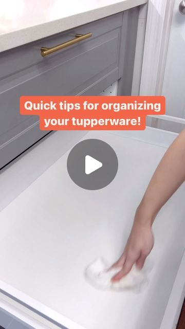 Home Organizing | Nashville, TN on Instagram: "How do you feel when you are looking for a matching tupperware top + bottom?! Stressed 😖…frustrated 😡…confused 🤔…?! Where is that lid??
⠀
Here are some quick tips to get your tupperware tidy:
- revise your collection by recycling/tossing anything that does not have a match or is really stained
- simplify what you put back by only keeping the sets you actually use
- if you have a drawer open, we suggest using it
- use drawer dividers to separate the bottoms
- add a lid organizer to store the tops
⠀
Comment TUPPERWARE for the link to shop the dividers + lid organizer. ✨
⠀
#organizing #kitchenorganization #drawerorganization #organizingexpert #amazonfinds #thetidyhomenashville" Tupperware Organizing, Tupperware Storage, Lid Organizer, Home Organizing, Drawer Dividers, Do You Feel, Nashville Tn, Tupperware, Home Organization