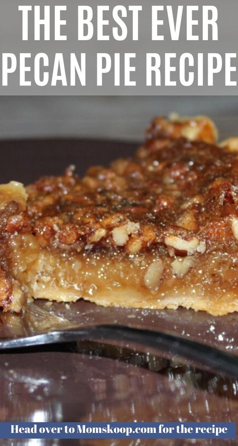 Old Fashioned Pecan Pie Recipe, Best Ever Pecan Pie, Best Pecan Pie Recipe, Homemade Pecan Pie, Pecan Desserts, Best Pecan Pie, Pecan Pie Easy, Easy Pie Recipes, Pecan Pie Recipe