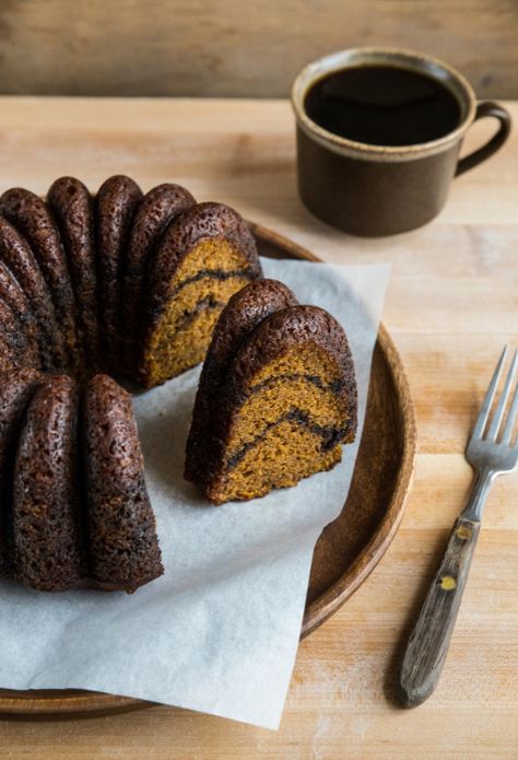 Pumpkin Espresso Bundt Cake | Faith, Hope, Love, and Luck Survive Despite a Whiskered Accomplice Espresso Bundt Cake, Pumpkin Espresso, Espresso Cake, Espresso Recipes, Pumpkin Bundt Cake, Gateaux Cake, Bundt Cakes Recipes, Fall Baking, Fall Desserts