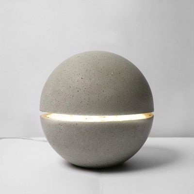 Gayalux Lamp Drukarka 3d, Concrete Light, Beton Design, Diy Lampe, Concrete Lamp, Concrete Furniture, Concrete Crafts, Concrete Art, Concrete Projects