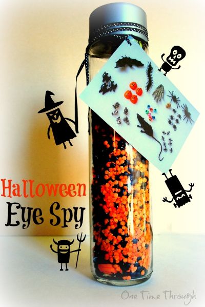 I Spy Bottle Diy, Pumpkin Learning Activities, Headstart Activities, I Spy Bottles, I Spy Bottle, Spy Bottle, Pumpkin Learning, Library Love, Fun Halloween Activities