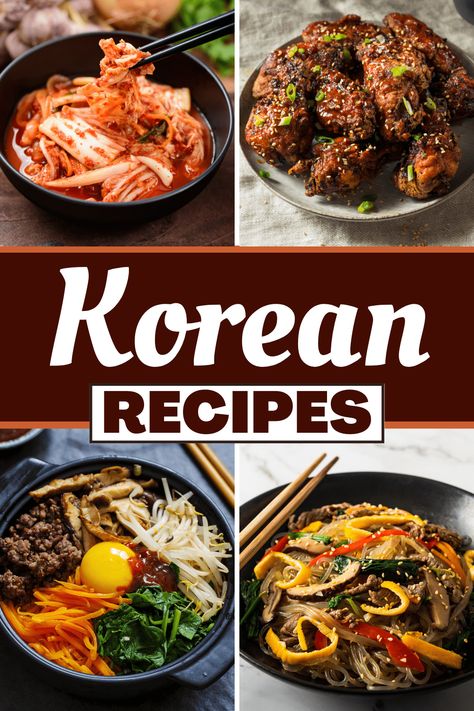 Recipes With Beef, Authentic Korean Food, Best Korean Food, Easy Korean Recipes, Korean Recipe, Authentic Asian Recipes, Asian Dinner Recipes, Asian Dinners, Korean Side Dishes