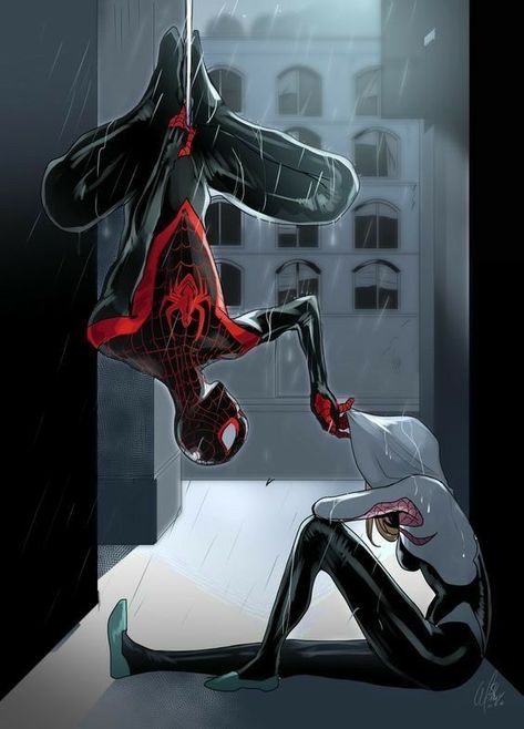 Spiderman And Spider Gwen, All Spiderman, Miles Spiderman, Personaje Fantasy, Image Spiderman, Karakter Marvel, Miles Morales Spiderman, Spiderman Spider, Marvel Superhero Posters