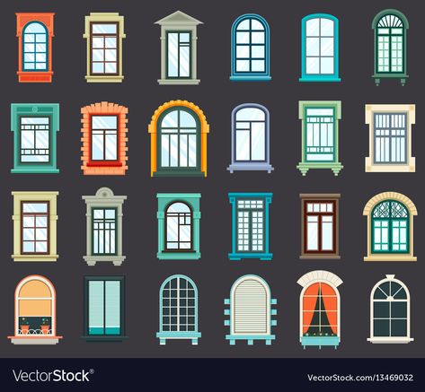 European Windows Exterior, Old Window Design, Old House Windows, Chajja Design Window, Arch Windows Exterior, Window Outside Design, House Windows Exterior, Arched Windows Exterior, Window Frame Designs