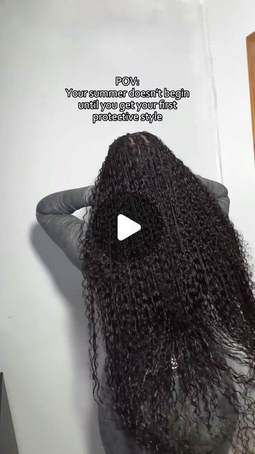 Ygwigs on Instagram: "Nourah’s small boho knotless braids 🔥🔥💕
————————————
by hairstylist💁🏽‍♀️ @nourahhairbraiding
Using YGwigs 24” Water Wave Bulk Human Hair Double Drawn
————————————
#twistout #bohoknotlessbraids #knotlessbraids #ygwigs #bohobraiding #hairstyle #bohobraids #bulkhair #hairextension #hairstyle #fyb #foryoupage #hairstlist #trending #humanhair #humanhairbraids #deepwave" Small Boho Knotless, Small Boho Knotless Braids, Boho Knotless Braids, Boho Knotless, Small Boho, Twist Out, Knotless Braids, Hair St, Boho Braids