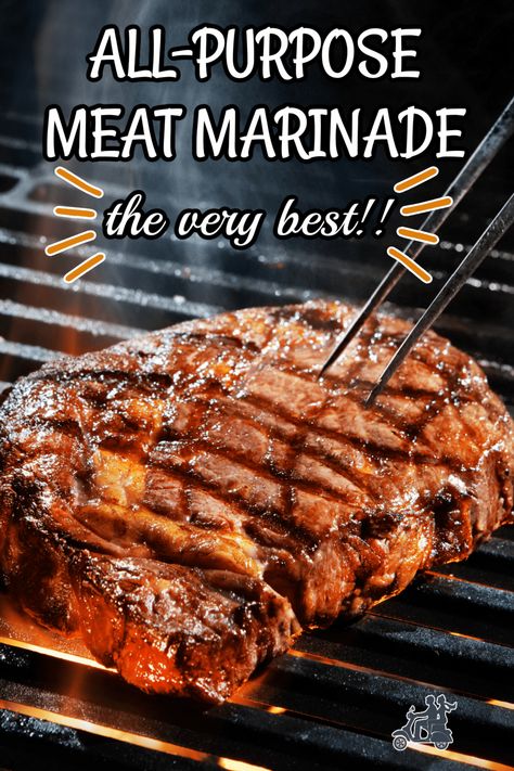 Garlic Steak Marinade, Meat Marinade Recipes, Easy Steak Marinade Recipes, Best Marinade, Flavored Vinegars, Bbq Marinade, Steak Marinade Recipes, Garlic Steak, Beef Marinade